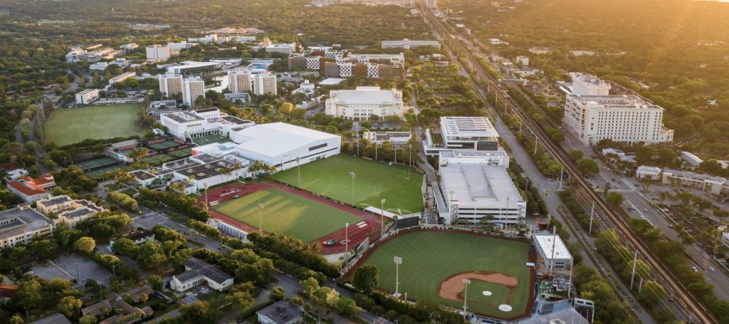 University Miami Campus Aerial